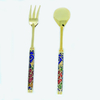湯匙設計，紀念湯匙， 景泰藍紀念湯匙與餐叉組